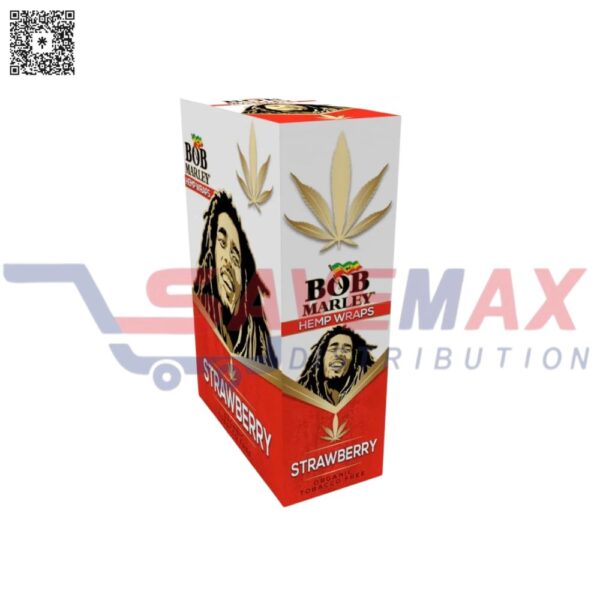 BOB MARLEY HEMP WRAPS STRAWBERRY 2/25CT