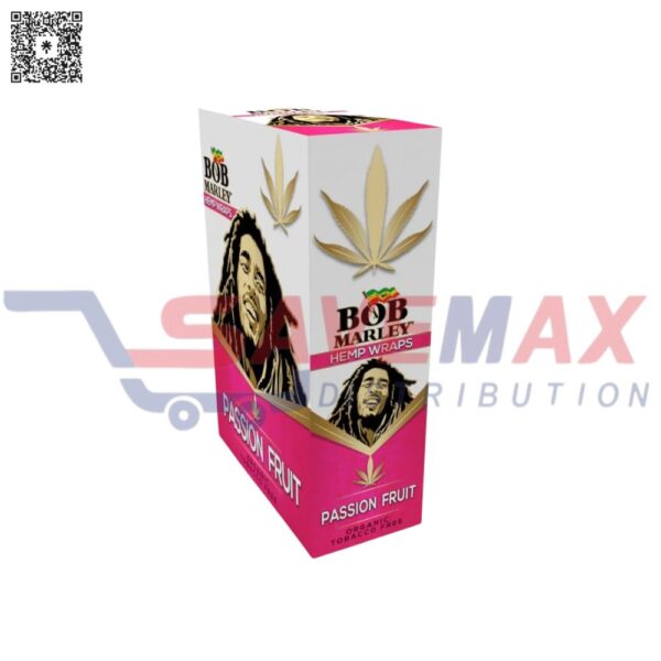BOB MARLEY HEMP WRAPS PASSION FRUIT 2/25CT