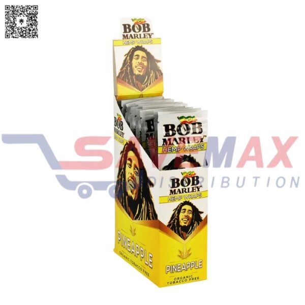 BOB MARLEY HEMP WRAPS PINEAPPLE 2/25CT